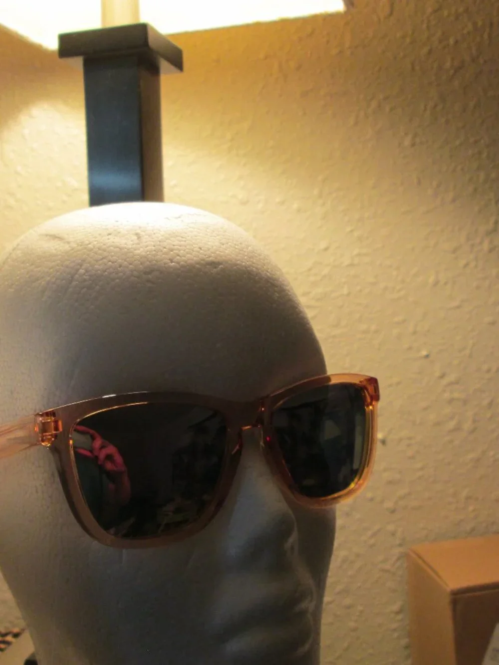 Cute Pinkish orange protective sunglasses reflective, NEW